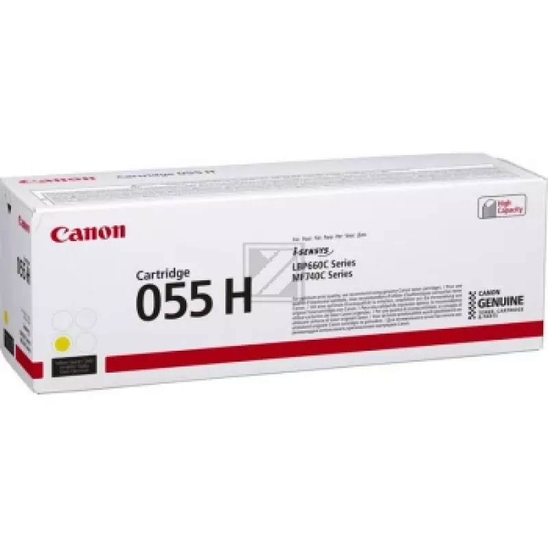 Cartucho de toner Canon CRG-055HY 5,9K páginas amarelo