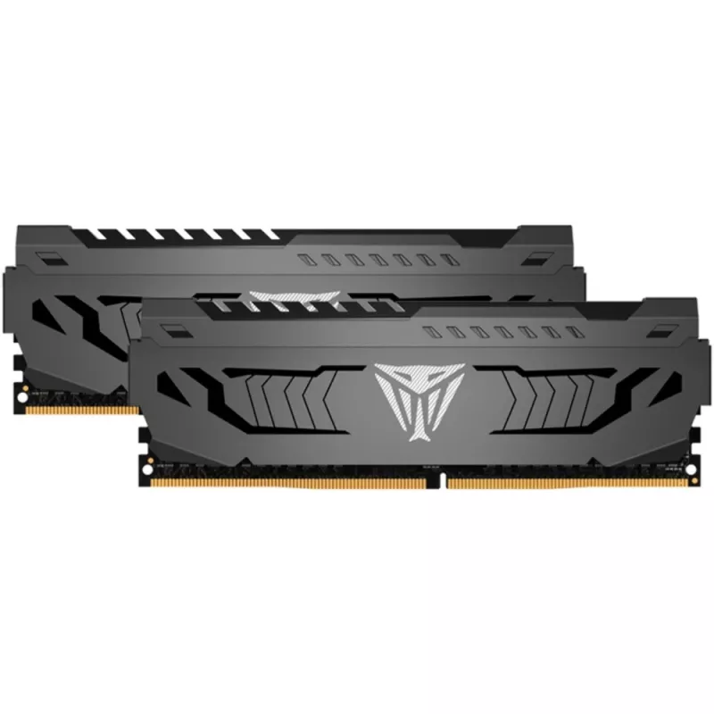 DIMM 16 GB DDR4-3600 (2x 8 GB) Dual-Kit, memória RAM cinzenta, PVS416G360C7K, Viper Steel, INTEL XMP