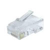 Conector de fio Gembird LC-8P8C-002/100 RJ-45 transparente