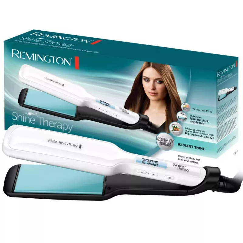 Alisador de cabelo Remington Shine Therapy S8550 1 unid.
