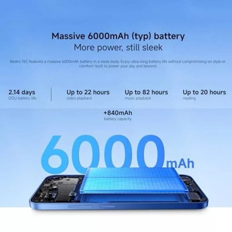 Smartphone Xiaomi Redmi 15C 6,9