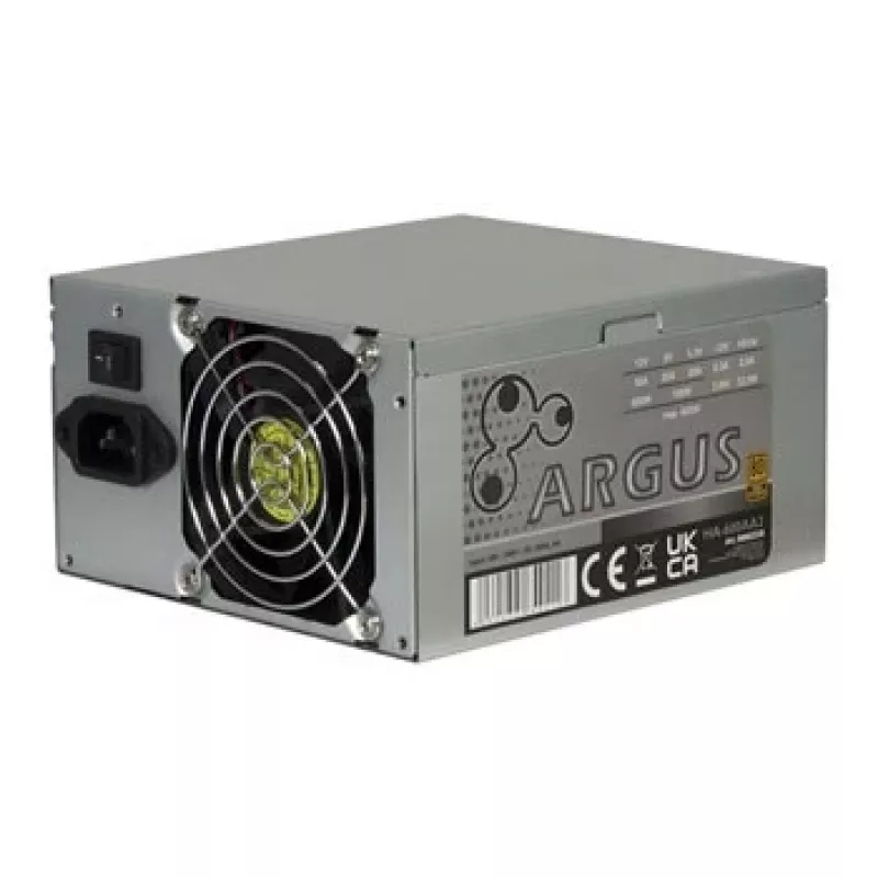 Fonte de alimentação INTER-TECH Argus 600AA2 600W 80+ Gold, ATX, rail +12V único