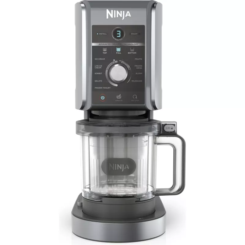 Ninja Creami Deluxe NC502CH, máquina de gelados e gelo, preto