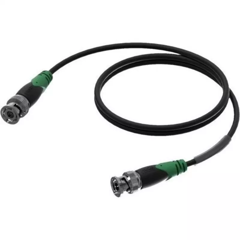 Cabo de rede Procab 1KPCL217 BNC MACHO BNC MACHO 50 OHM 3M preto