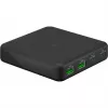 Carregador de mesa multiporta USB-C PD GaN GOOBAY 65 W, preto