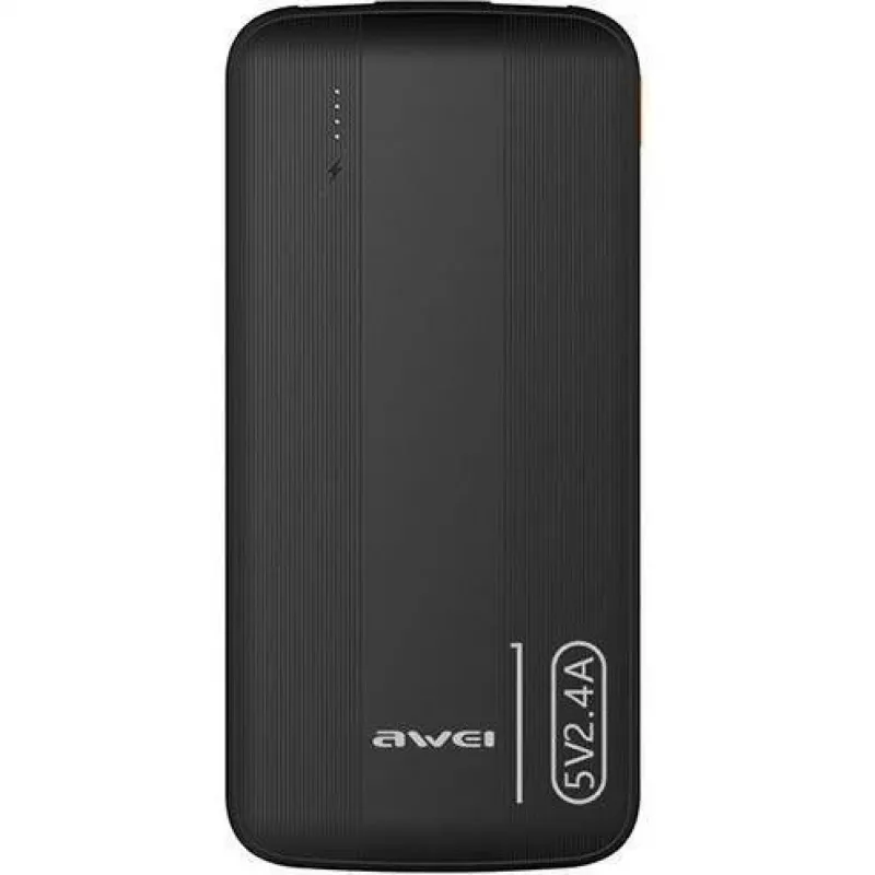 Powerbank Awei P20K 10000mAh preto/preto (10000mAh), powerbank, preto