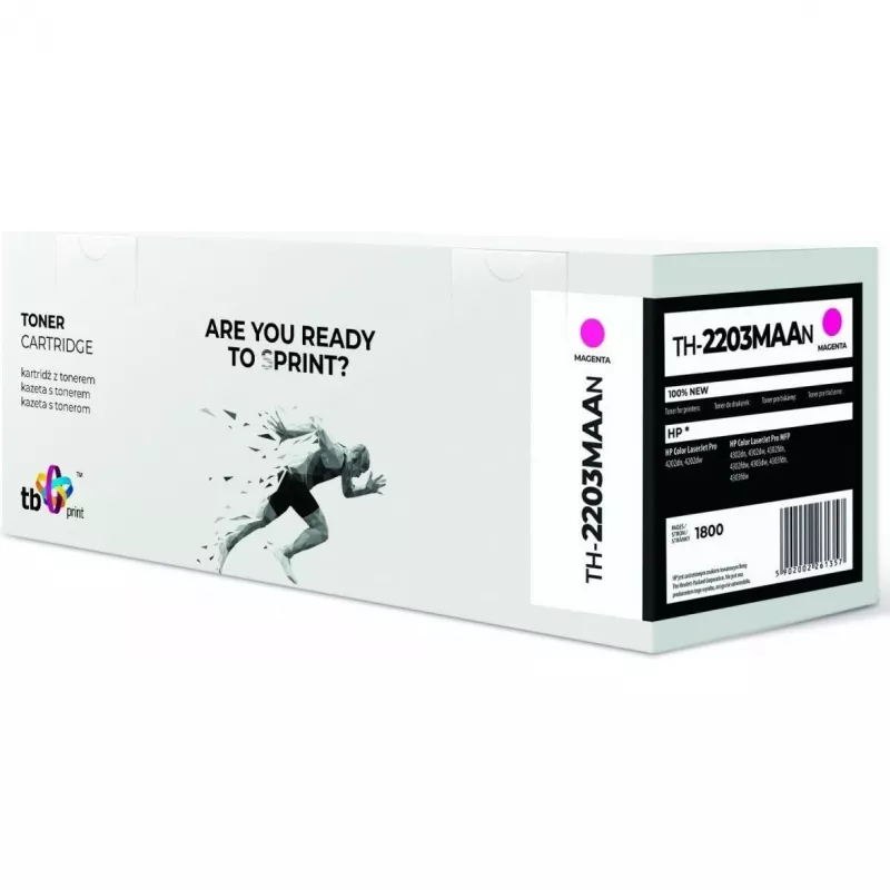 Toner para HP Color LaserJet Pro 4202 W2203A TH-2203MAAN 100 novo magenta