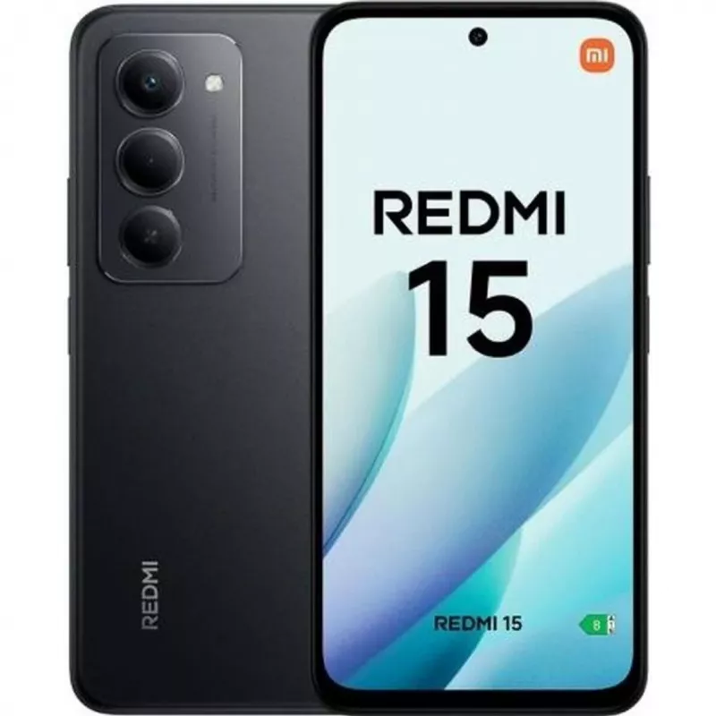 Smartphone Xiaomi Redmi 15 6,9 polegadas 8 GB RAM 256 GB armazenamento 7000 mAh preto