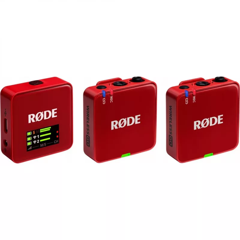 RØDE Wireless GO III Vermelho - Sistema de microfone sem fios (vermelho)