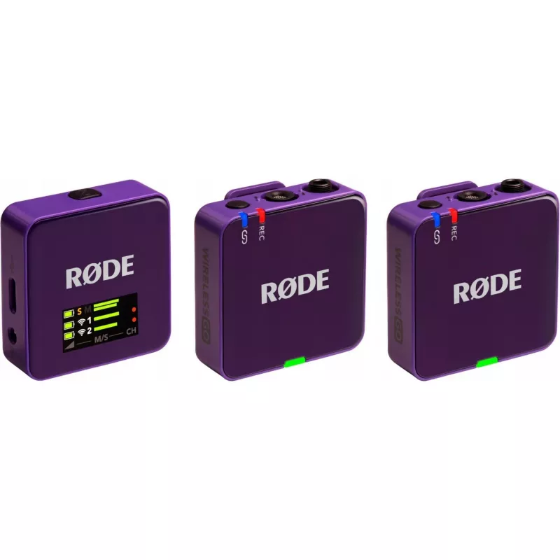 RØDE Wireless GO III Roxo – sistema de microfone sem fios (roxo)