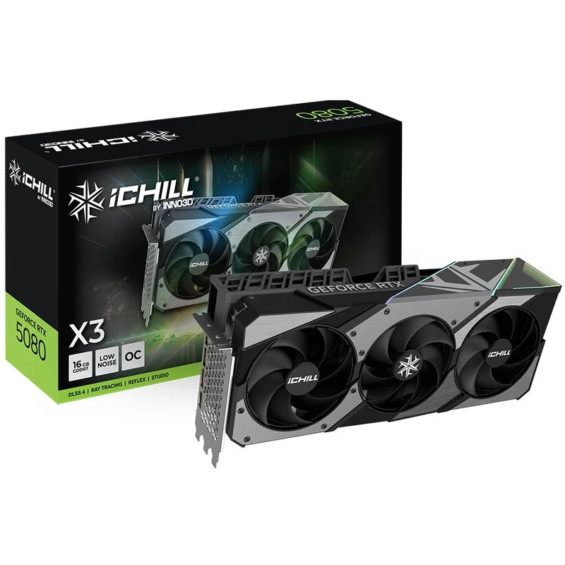 Placa gráfica INNO3D iChill GeForce RTX 5080 X3 V2 16GB GDDR7