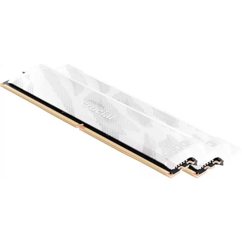 Crucial Pro OC 32GB (2x16GB) DDR5 PC5-48000C32 6400MHz Dual Channel Kit - branco