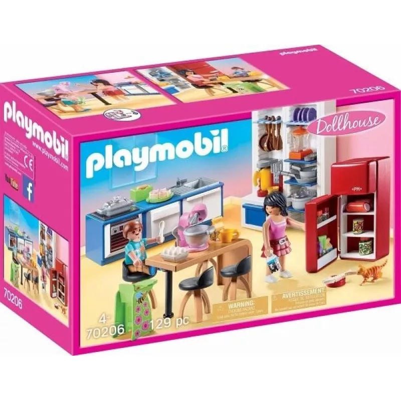 Conjunto de brincar Ação/Aventura Playmobil Casa de bonecas 70206