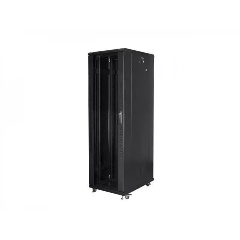 LANBERG 19 42U 800x800 independente porta de vidro (FlatPack) preto (envio por transportadora)