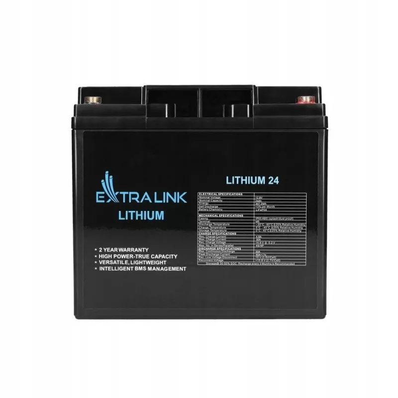 Bateria Extralink LiFePO4 24000 mAh 12,8 V