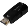 Adaptador de cabo LogiLink CV0107 HDMI VGA preto (CV0107)