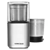 Rommelsbacher moinho de especiarias e café aço inoxidável prateado EGK 200 (EGK 200)