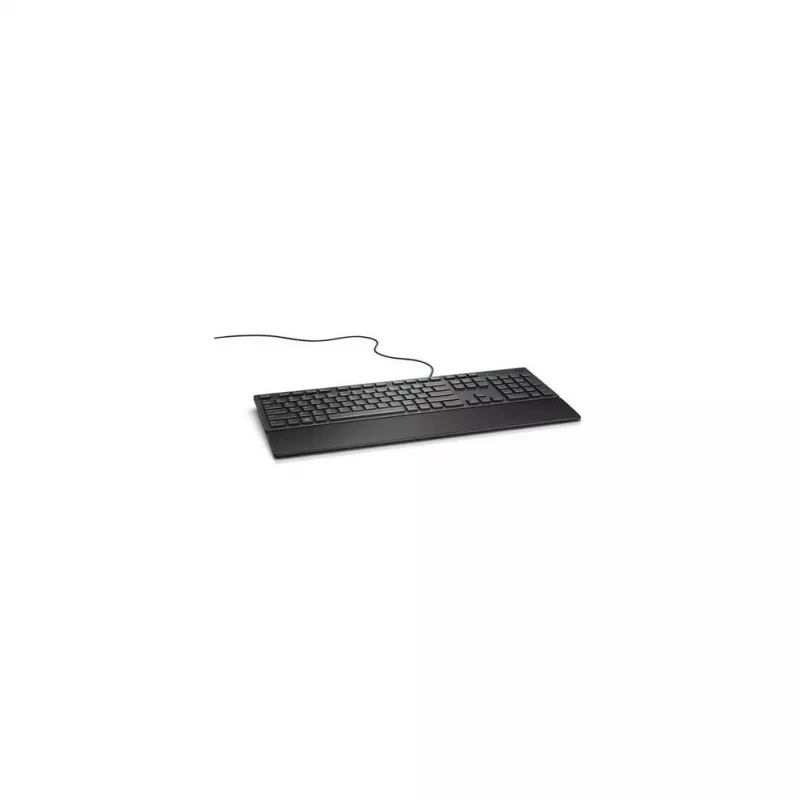 Teclado com fio de tamanho completo Dell KB216 — layout QWERTY nórdico, preto, USB