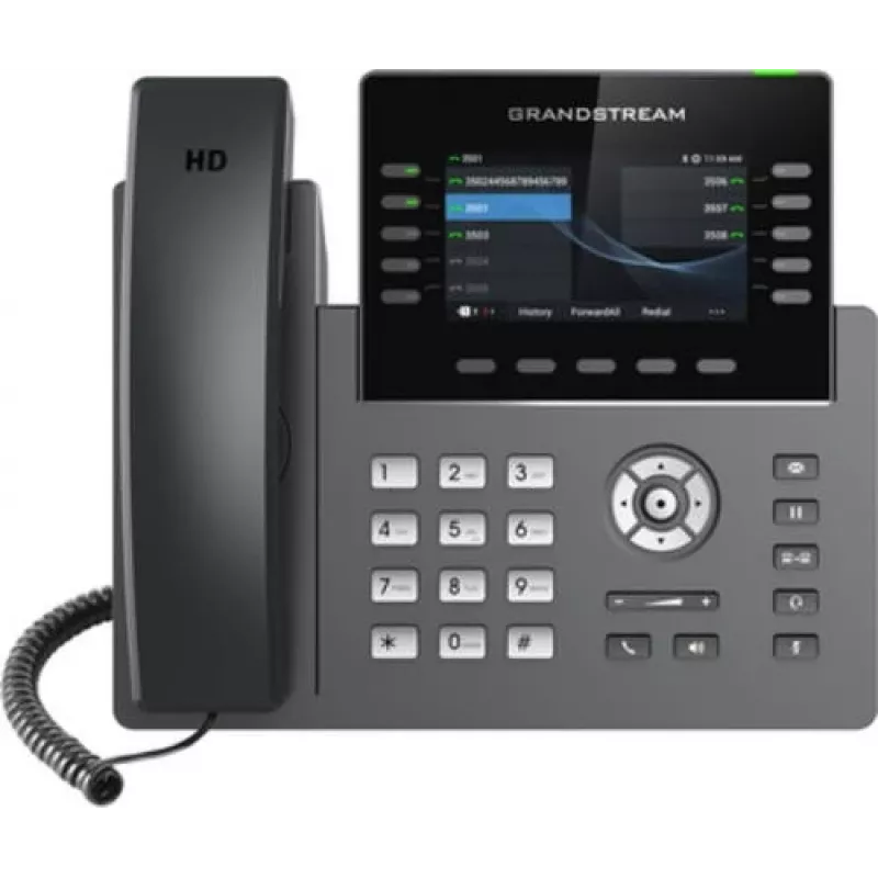 Telefone IP Grandstream Networks GRP2615 preto cinzento