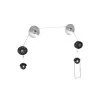 Maclean MC-557B suporte de parede ultrafino para TV, 37–70 polegadas, máx. 50 kg, VESA até 800x400