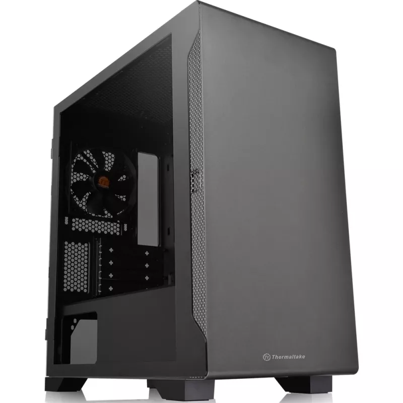 Caixa para PC Thermaltake S100 TG Micro Tower preto