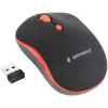 Rato ótico sem fios GEMBIRD MUSW-4B-03-R 1600 DPI nano USB preto-vermelho