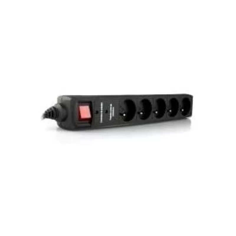 EnerGenie SPF5-C-5 Proteção contra sobretensões 5 tomadas AC 250 V 1,5 m Preto