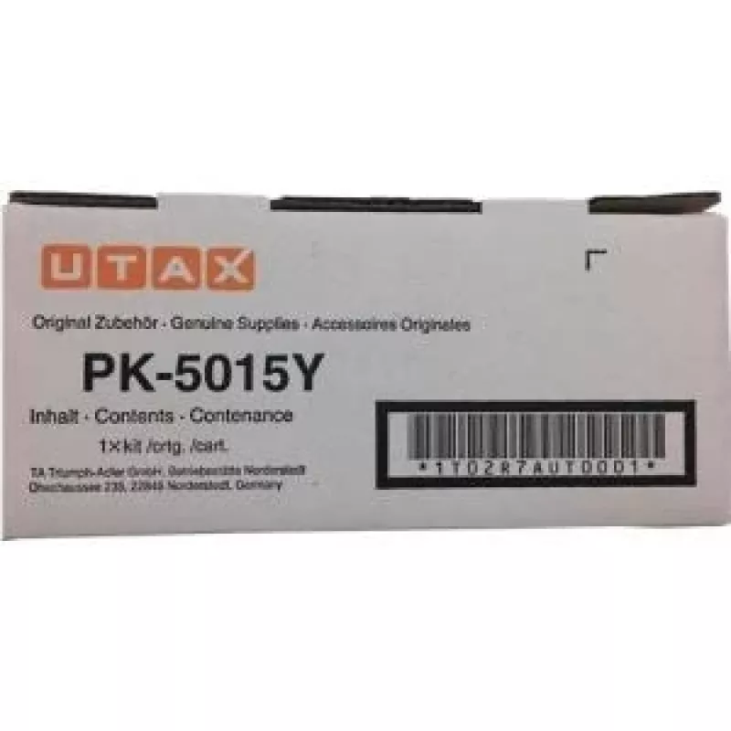 Utax 1T02R7AUT0 PK-5015Y cartucho de toner para P-C2650DW/P-C2655W, 3000 páginas, amarelo