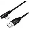 Cabo USB LogiLink CU0137 USB 2.0 0,3 M USB A para USB C preto
