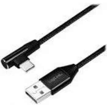 Cabo USB LogiLink CU0137 USB 2.0 0,3 M USB A para USB C preto