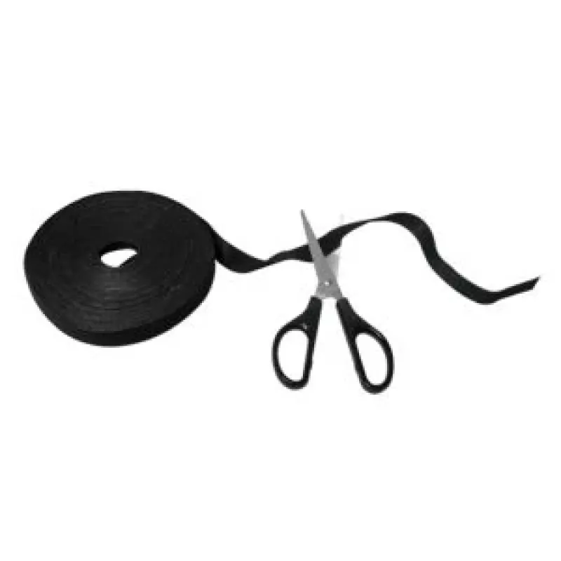 LogiLink KAB0055 fita de velcro para cabos, rolo 10 m x 20 mm, preto