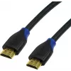 LogiLink CH0062 cabo HDMI 2.0 High Speed com Ethernet, 4K/60Hz Ultra HD, 3D, conectores banhados a ouro, 2 m, preto