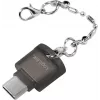 Leitor de cartões microSD USB-C para porta-chaves