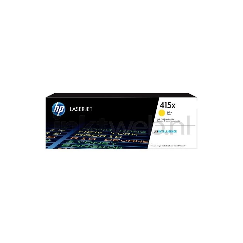 Toner HP W2032XC/415X amarelo Contract. 6K páginas ISO/IEC 1979