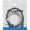 Cabo de alimentação Lanberg CA-C13C-10CC-0018-BK preto 1,8 m conector fêmea C13 CEE7/7 (CA-C13C-10CC-0018-BK)