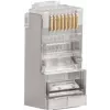 Conector de fio RJ-45 Lanberg PLS-5000 aço inoxidável - transparente (PLS-5000)