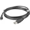 Cabo USB 2.0 LANBERG CA-USBM-10CC-0018-BK, Micro-USB B para USB A, 1,8 m, preto