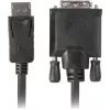 Adaptador de cabo de vídeo LANBERG DisplayPort para DVI-D CA-DPDV-10CU-0018-BK, 1,8 m, preto