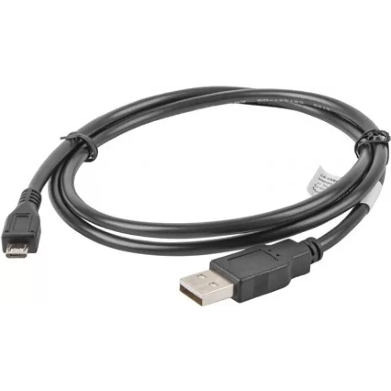 Cabo USB Lanberg CA-USBM-10CC-0010-BK USB 2.0 1 m Micro-USB B USB A preto