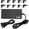 Fonte de alimentação IBOX IUZ90WA 90 W, entrada 100–240 V, saída 4,5 A, tensão ajustável, para interiores, preto