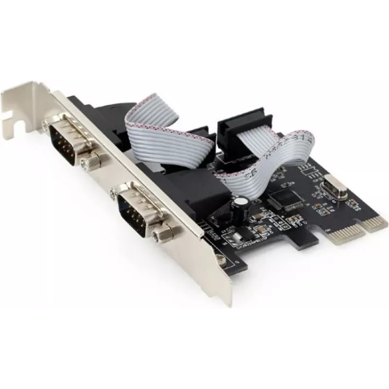 Placa série PCIe Gembird SPC-22, 2x RS-232, perfil baixo, WCH382, 2 Mbps