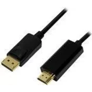 Adaptador de cabo de vídeo LogiLink CV0127 2 m DisplayPort HDMI Type-A (Stand