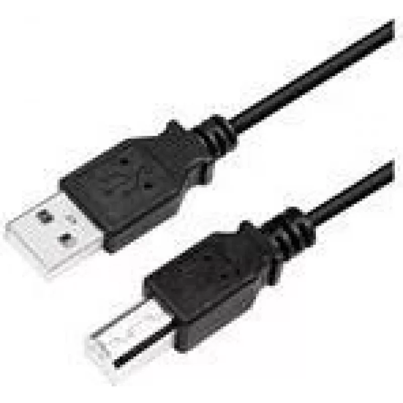 Cabo USB LogiLink CU0007B USB 2.0 2 m USB A USB B preto