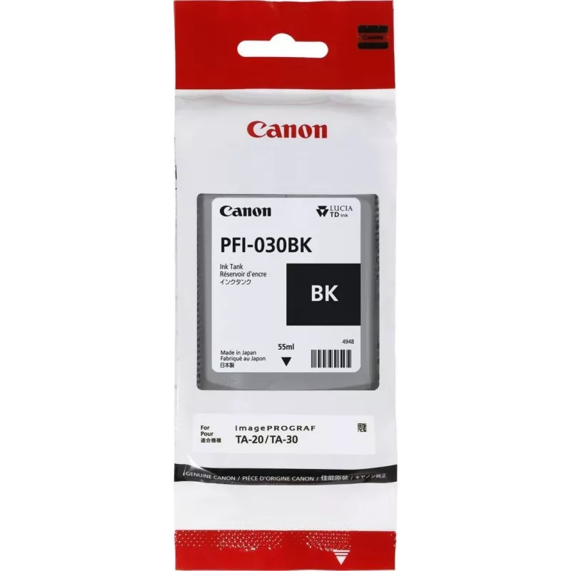 Cartucho de tinta Canon PFI-030BK 1 unid. original preto