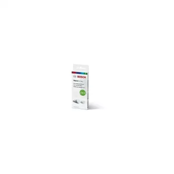 Pastilhas de limpeza Bosch TCZ8001A — branco, pack de 10, pastilhas de limpeza para eletrodomésticos