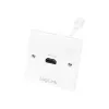 LogiLink AH0014 Tomada de parede HDMI, 1 porta, branca