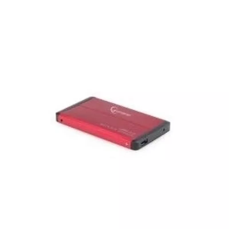 Gembird EE2-U3S-2-R - Disco - SATA - 6,35 cm (2.5) - 3.0 - vermelho - alumínio (EE2-U3S-2-R)