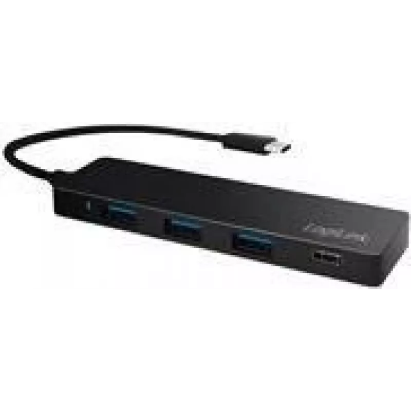 LogiLink UA0311 USB-C 3.2 Gen 2 Hub multiporta 4 Portas Preto