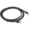 Cabo de rede LANBERG PCU5-10CC-0200-BK RJ-45 Cat5e U/UTP 2 m preto