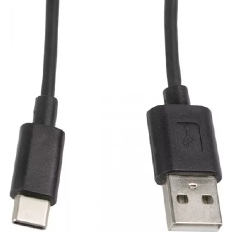 Cabo Lanberg CA-USBO-10CC-0010-BK (ficha USB 2.0 - USB 2.0, USB, ficha Type-C, 1m, preto) (CA-USBO-10CC-0010-BK)